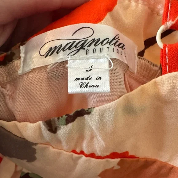 Peach floral dress! - Picture 3 of 3